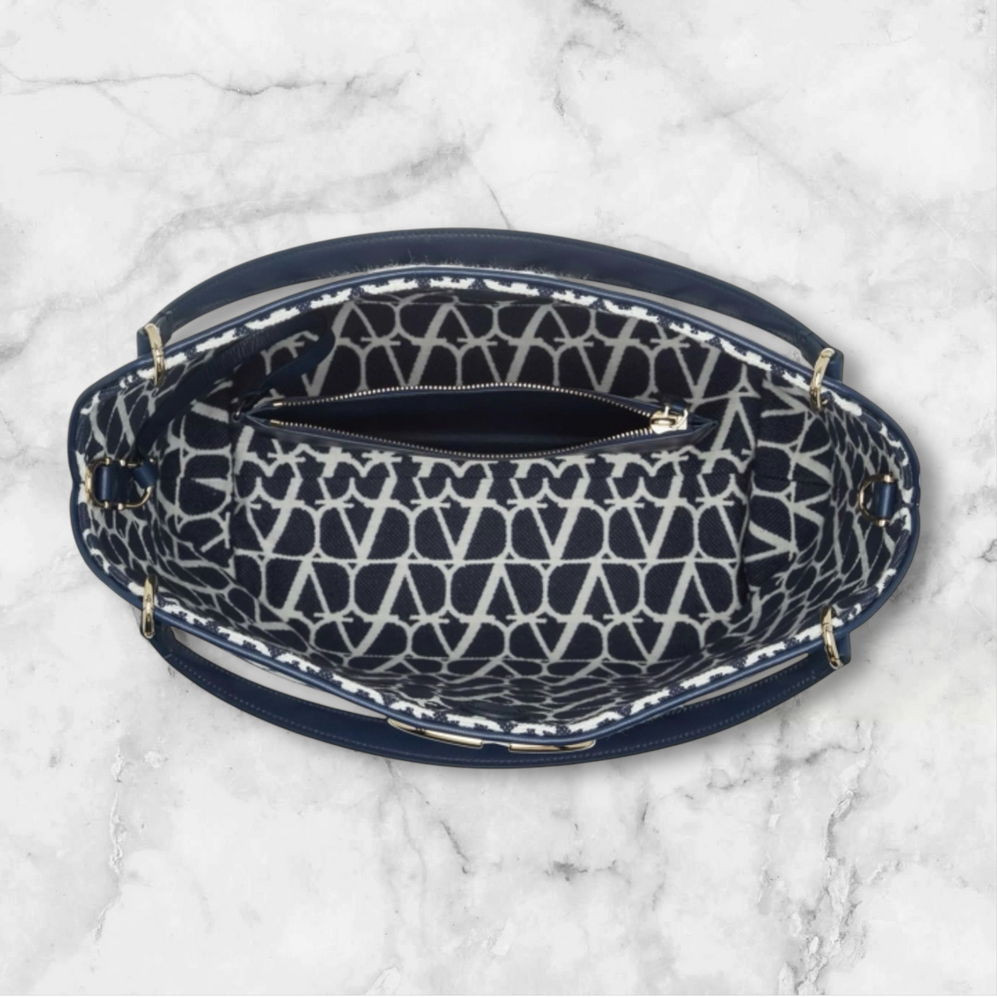 Borsa Valentino Toile Iconographe Jacquard Shoulder Bag