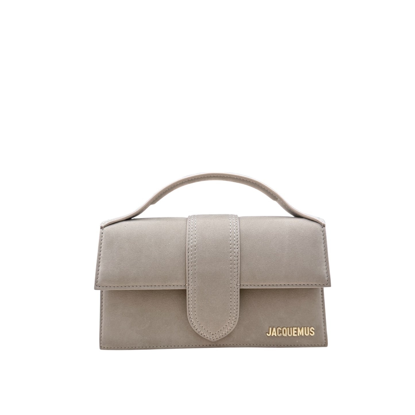 Jacquemus Le Grand Bambino in camoscio- Colore Tortora