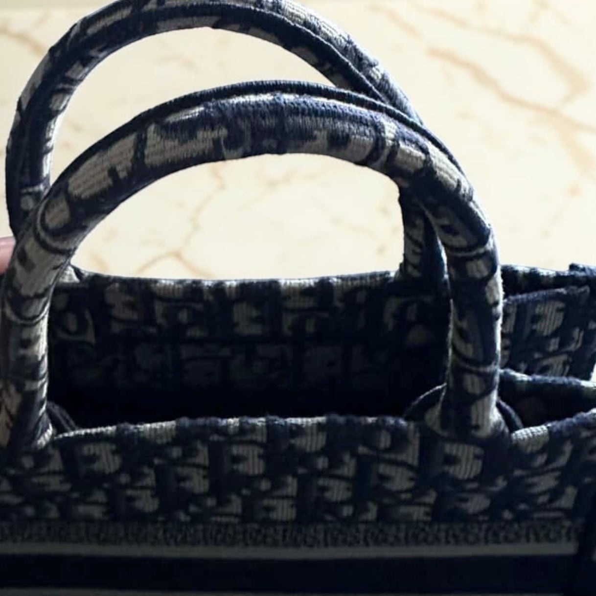 Dior Book Tote Blue Small