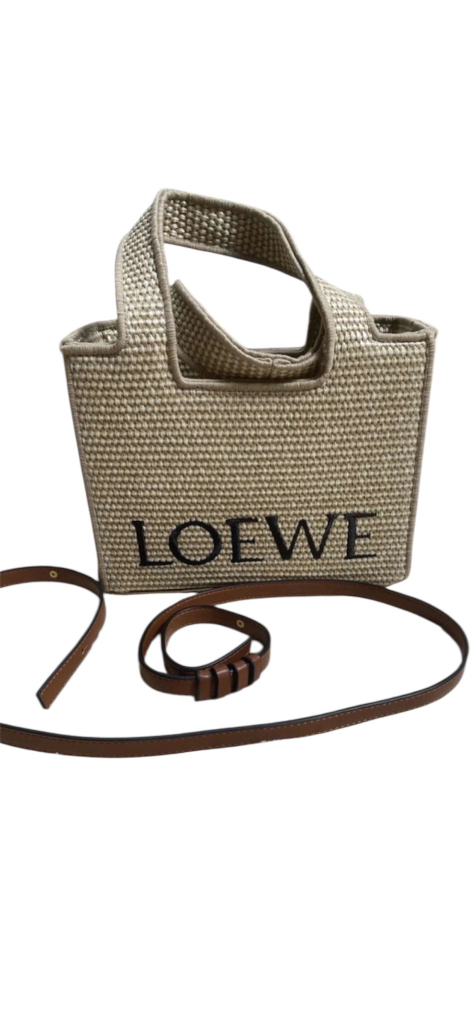 Loewe Tote rafia