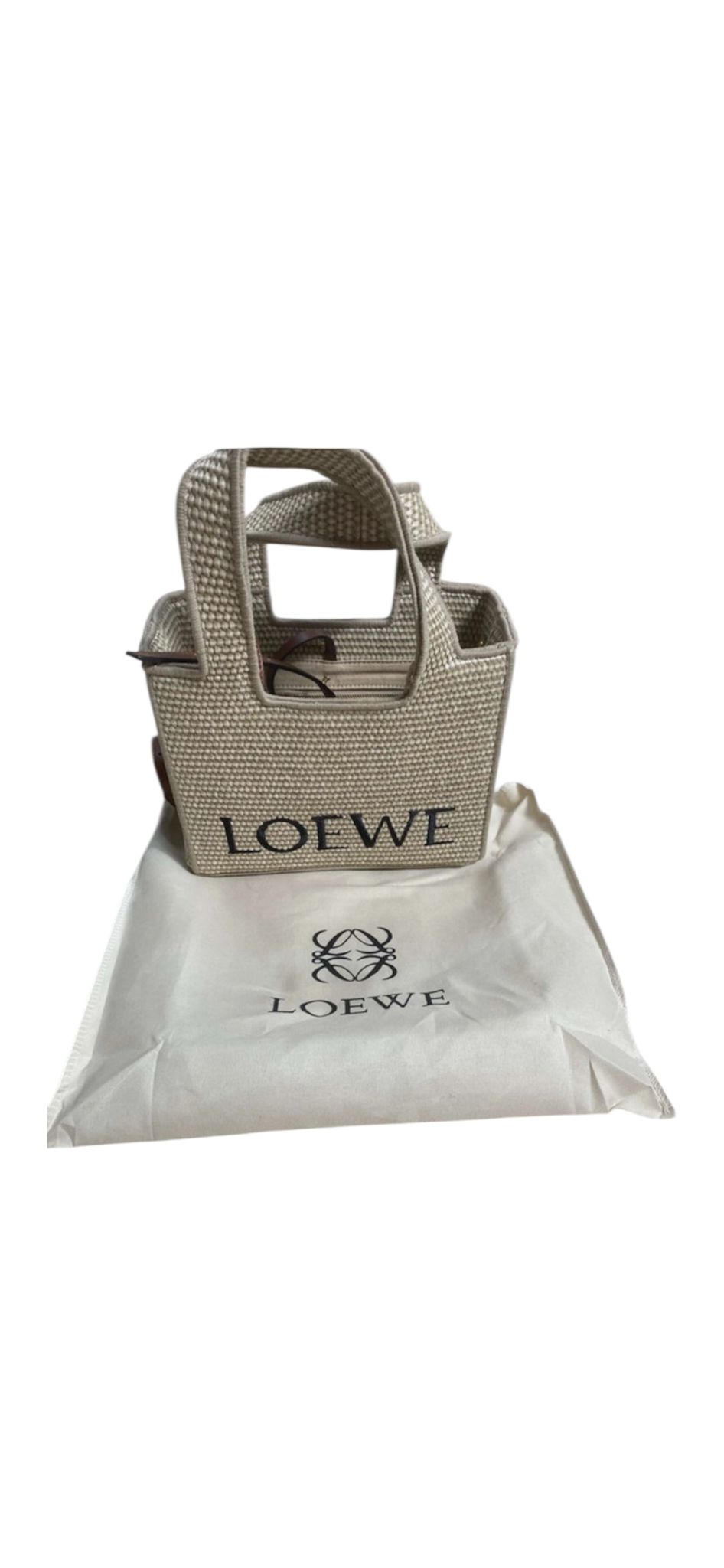 Loewe Tote rafia