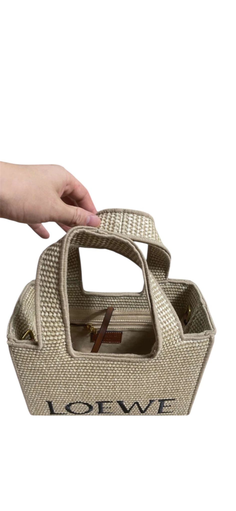 Loewe Tote rafia