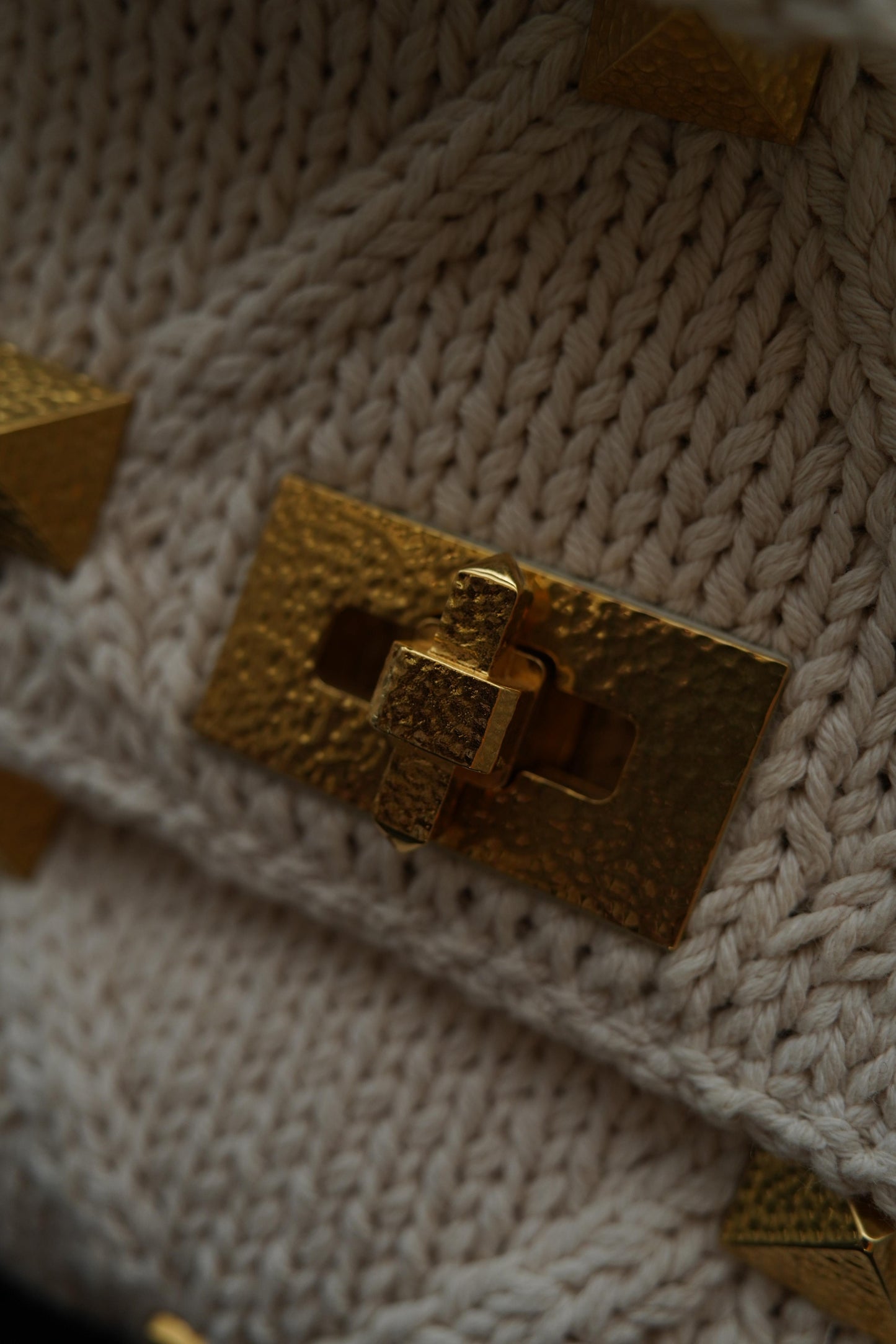 Valentino Roman Stud Crochet Bag