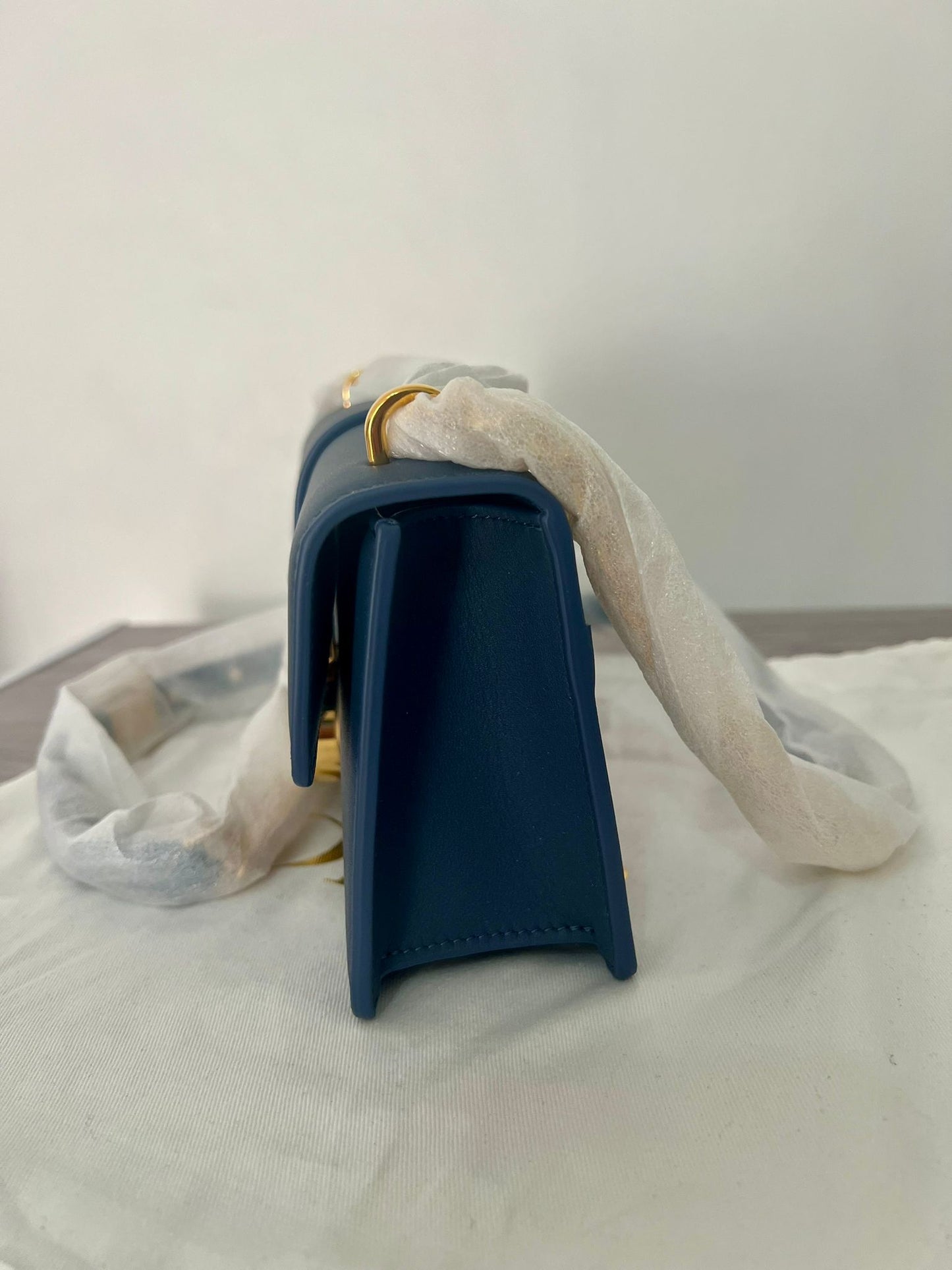 Dior Borsa 30 Montaigne East-West Blu con catena