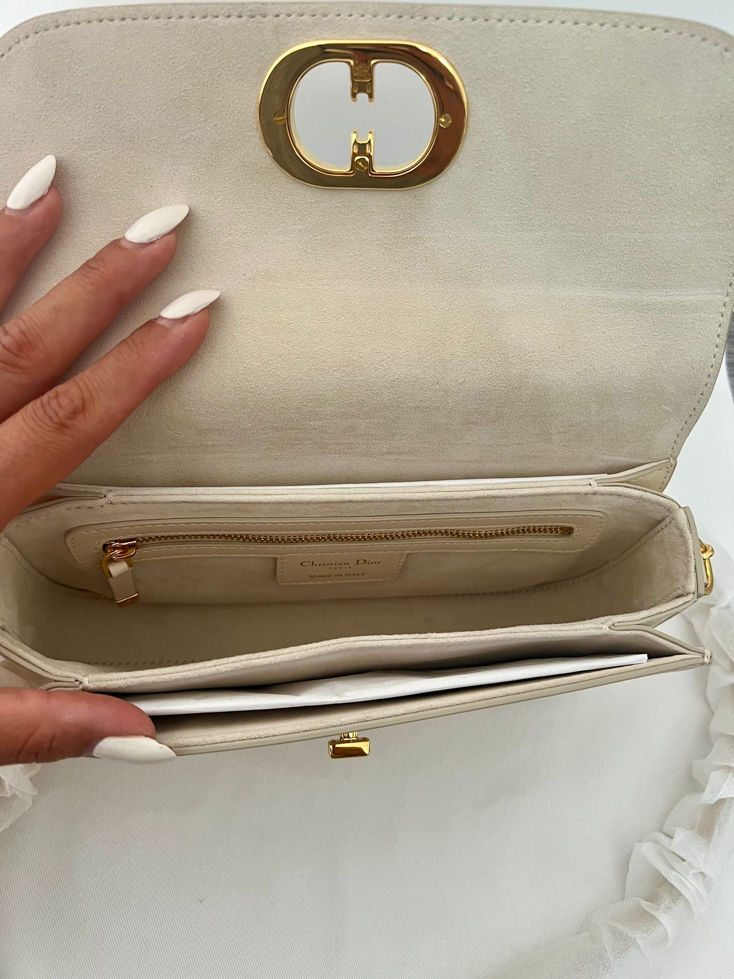Dior Borsa 30 Montaigne Avenue Avorio