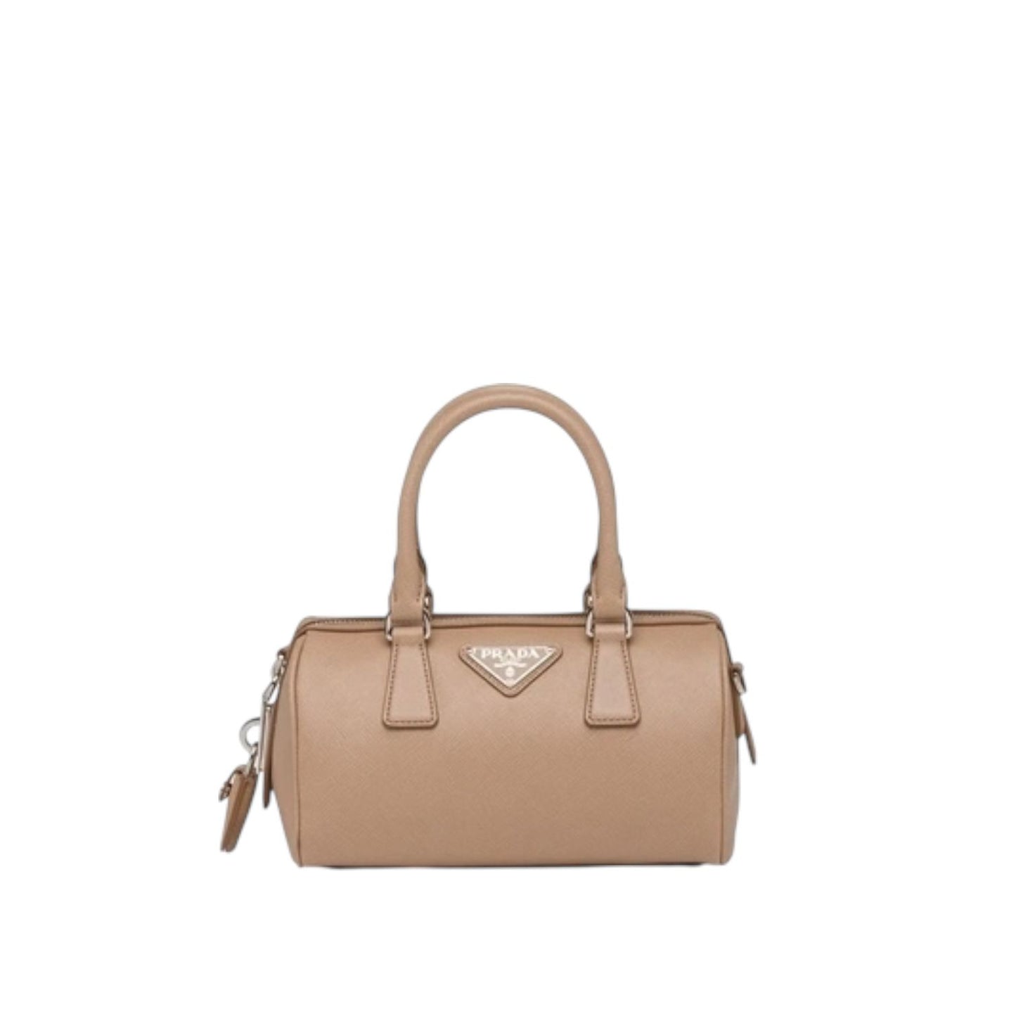 Prada Bauletto in Pelle Saffiano Beige