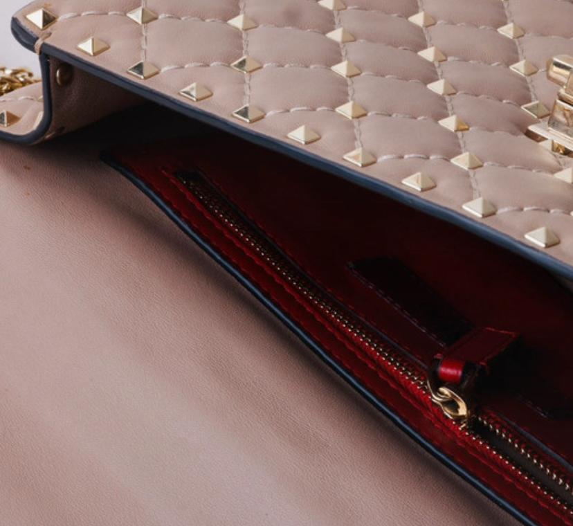 Valentino Borsa Media Rockstud Spike In Nappa
