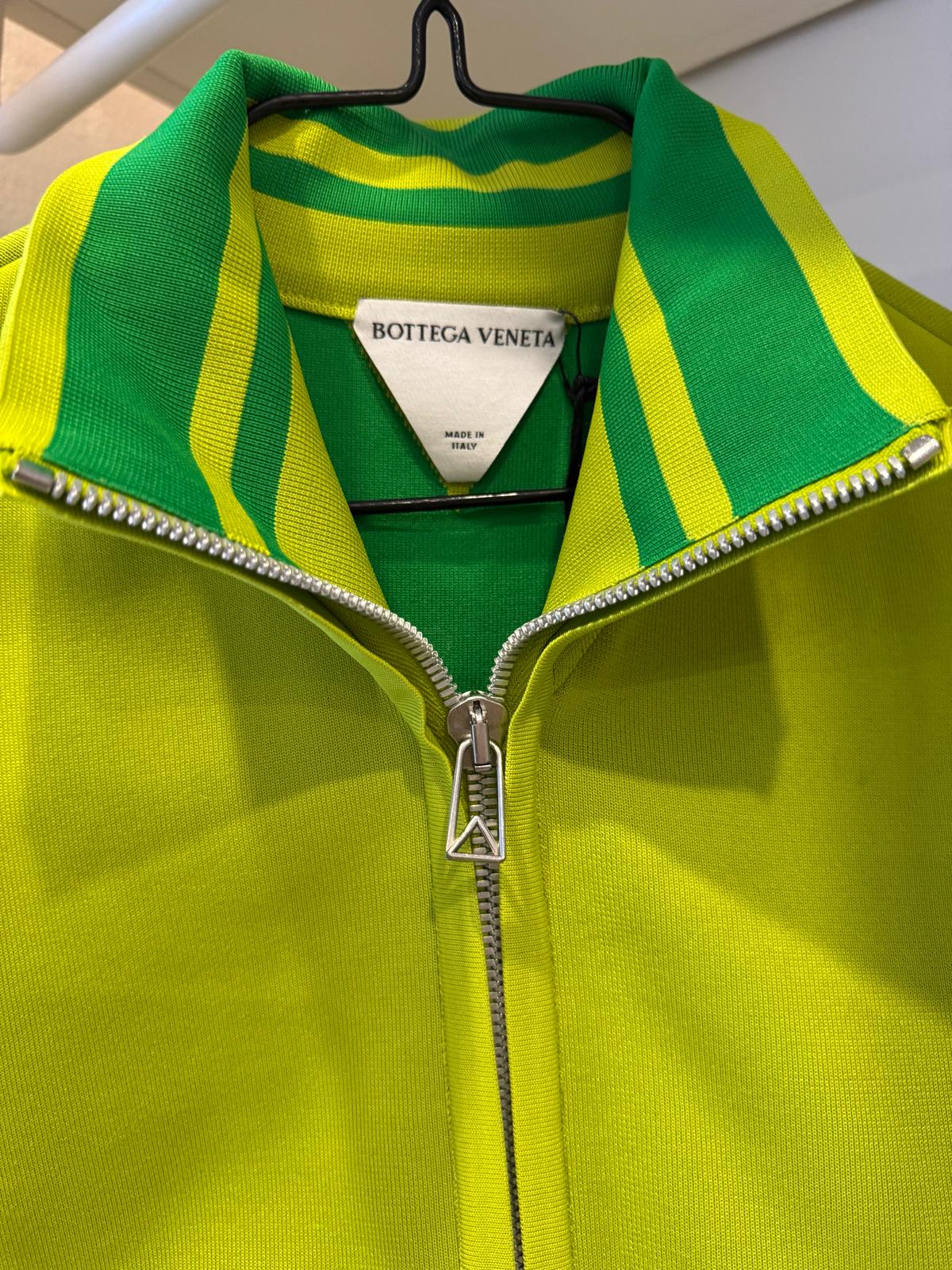 Bottega Veneta Giacca in maglia verde lime