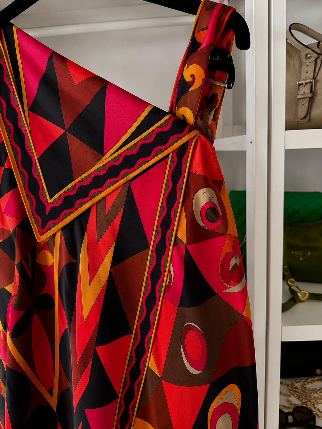 Pucci abito monospalla rosso