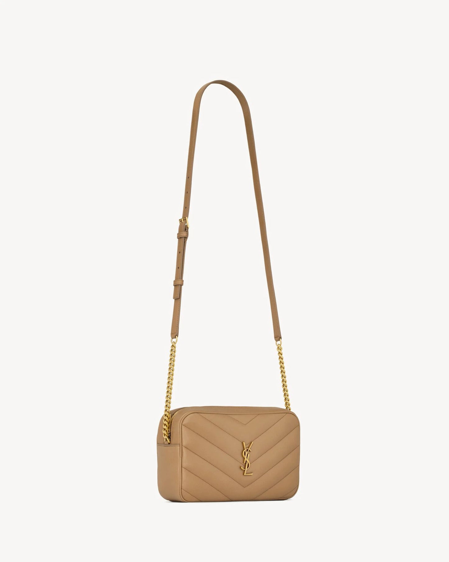 YSL Camera Bag Lou Lou beige