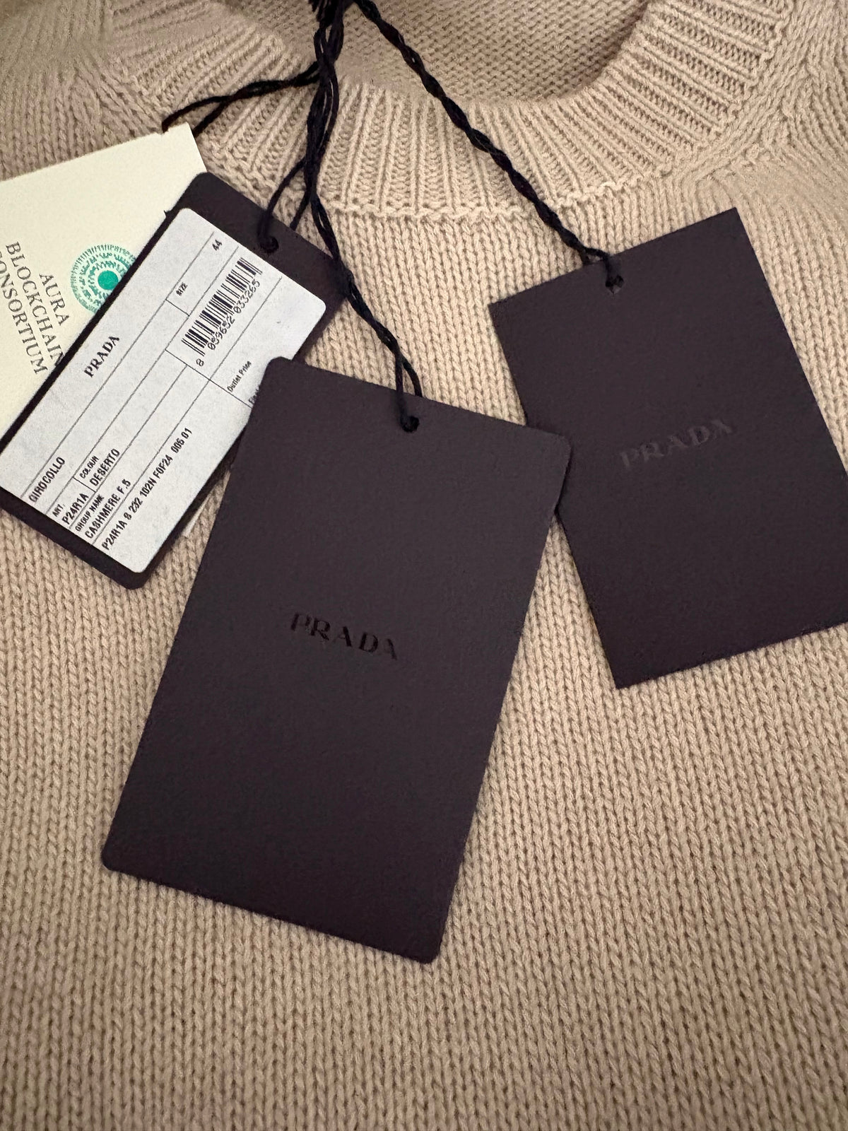 Prada pullover beige chiaro