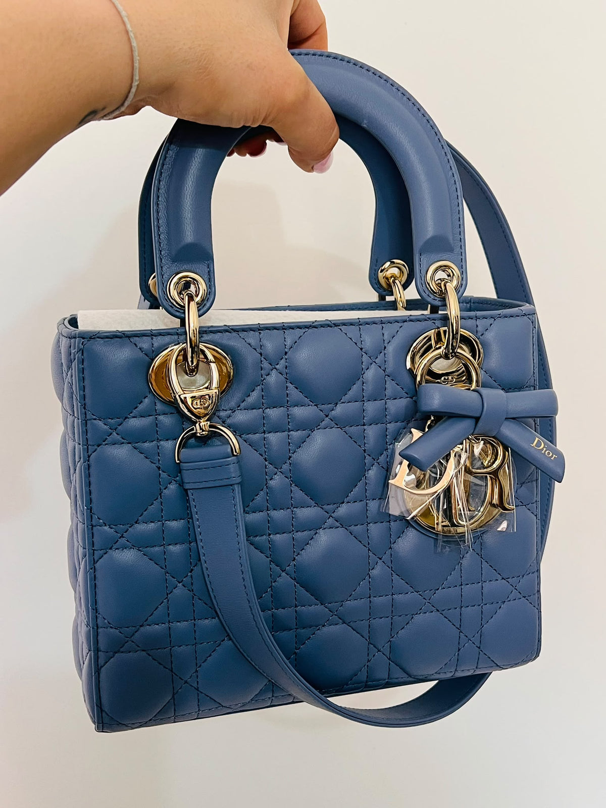 Dior Lady Dior Small Blue