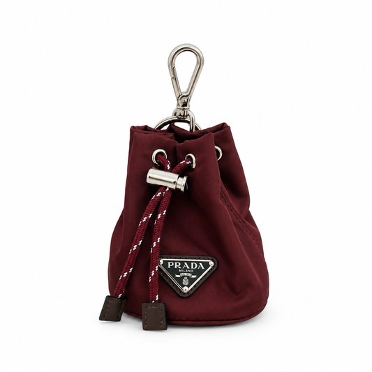 Prada mini pouch bordeaux