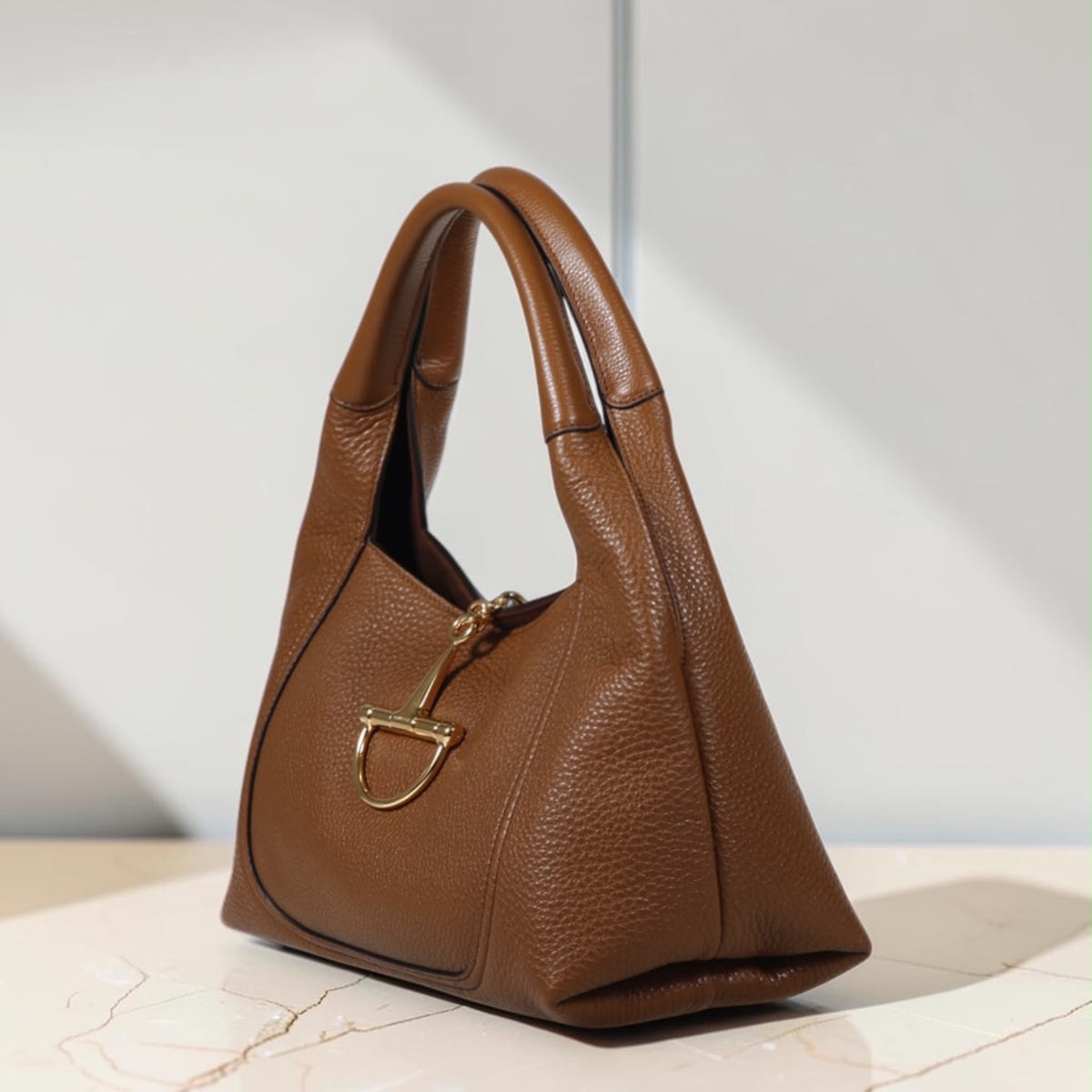 Gucci Softbit in pelle martellata