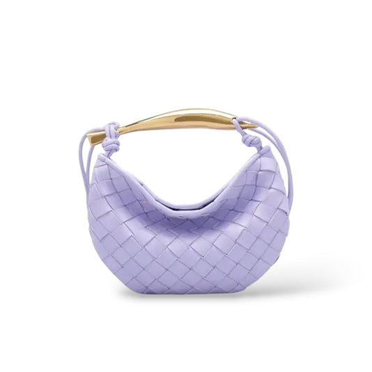 Bottega Veneta Baby Sardine Intrecciato Viola