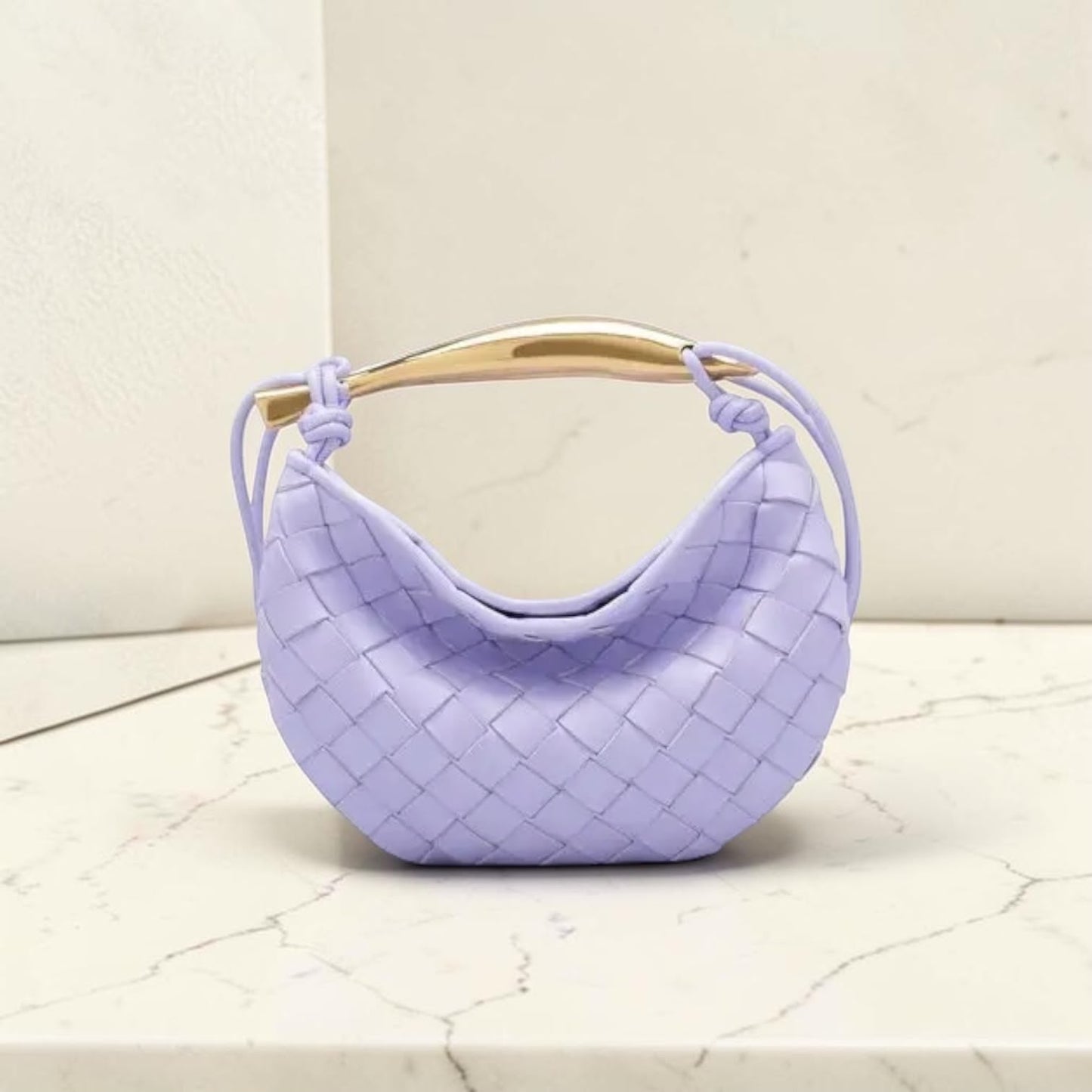 Bottega Veneta Baby Sardine Intrecciato Viola
