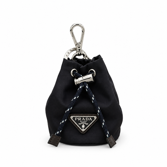 Prada mini pouch blue