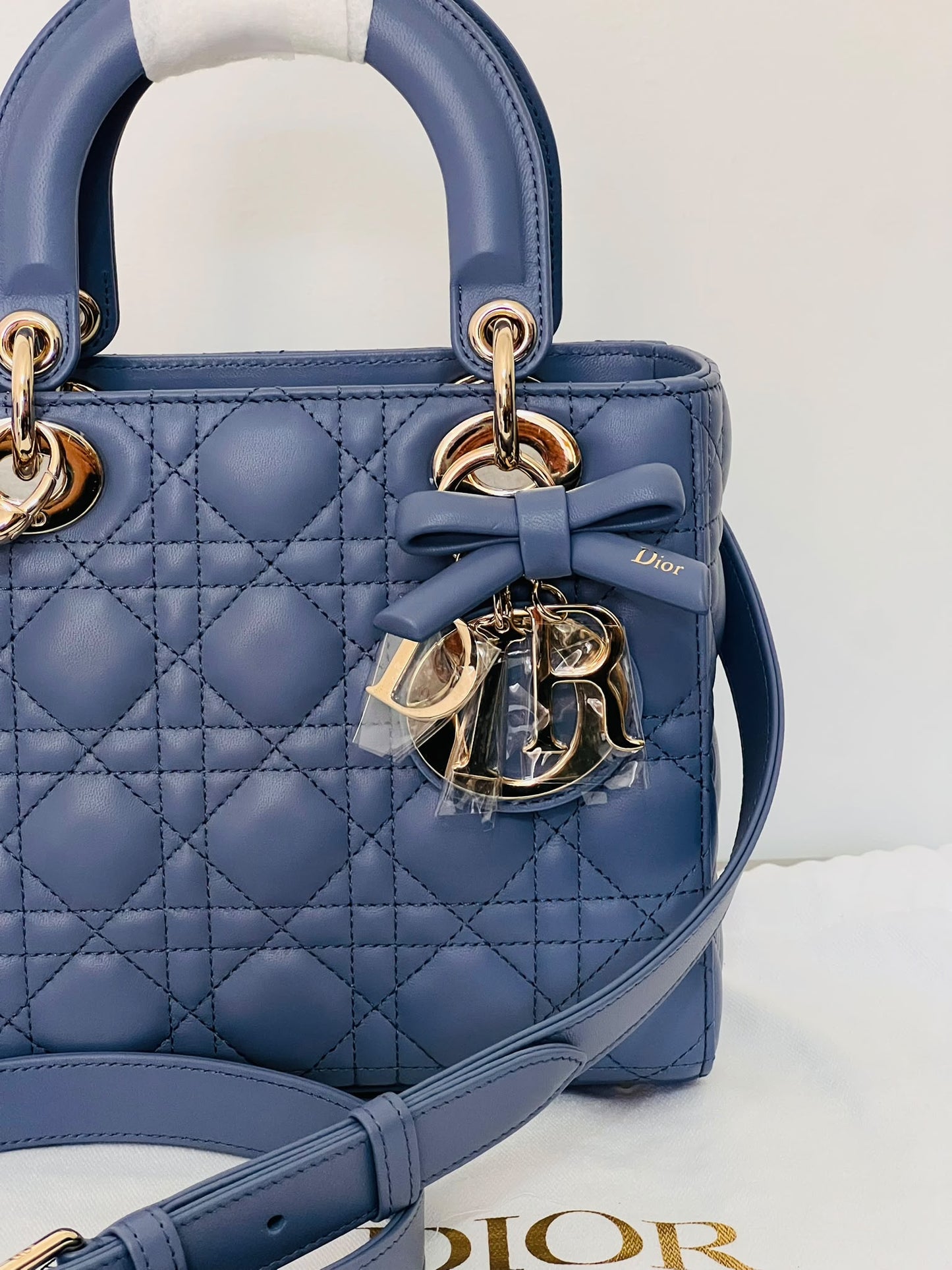 Dior Lady Dior Small Blue