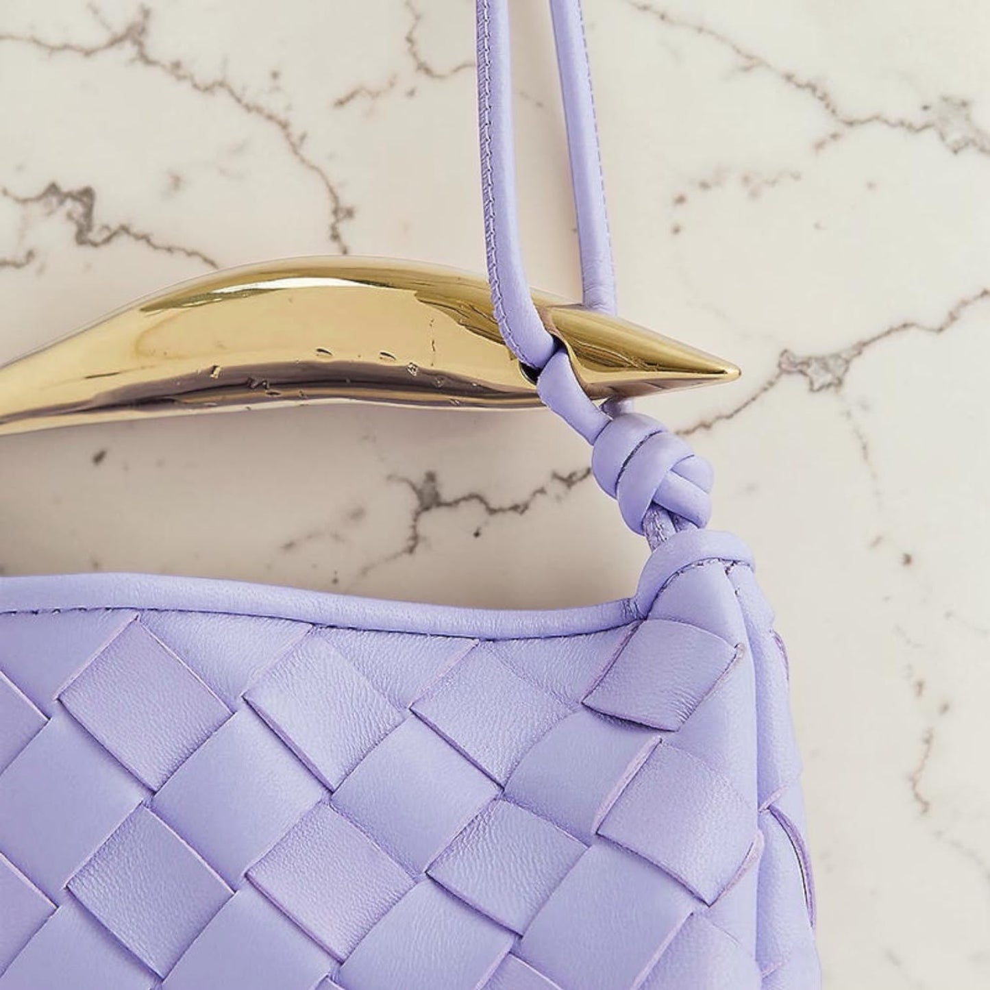 Bottega Veneta Baby Sardine Intrecciato Viola