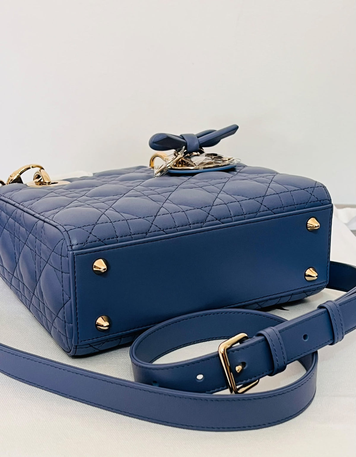 Dior Lady Dior Small Blue