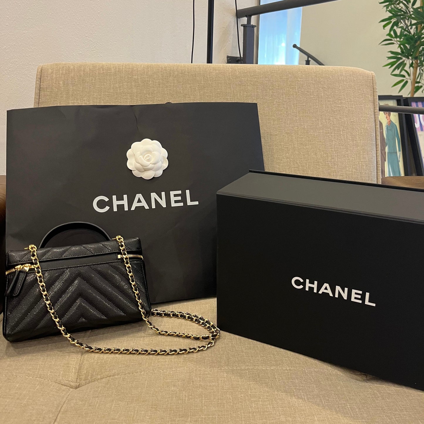 Chanel CC Vanity Nero
