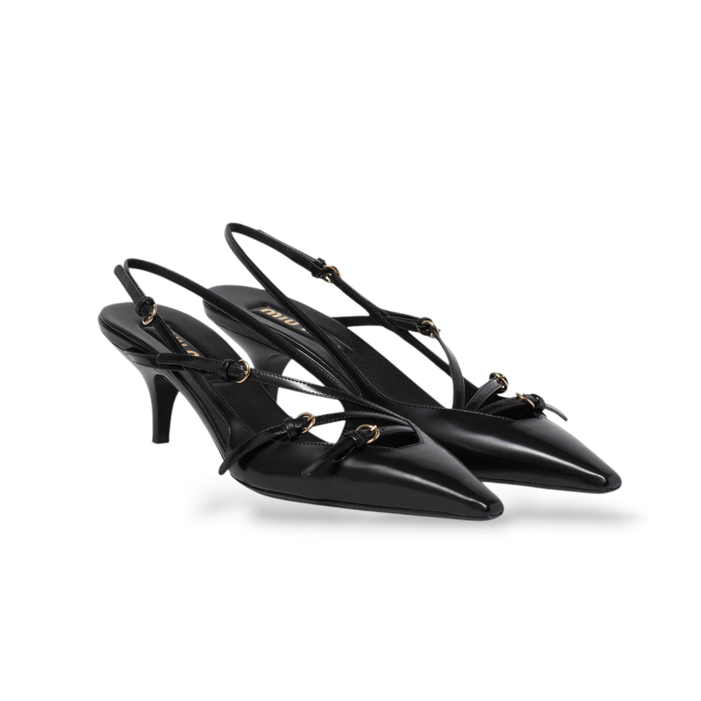 Miu Miu Décolleté slingback nere