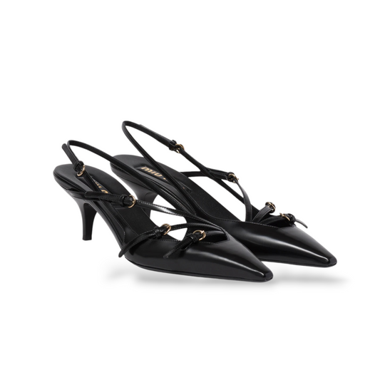 Miu Miu Décolleté slingback nere