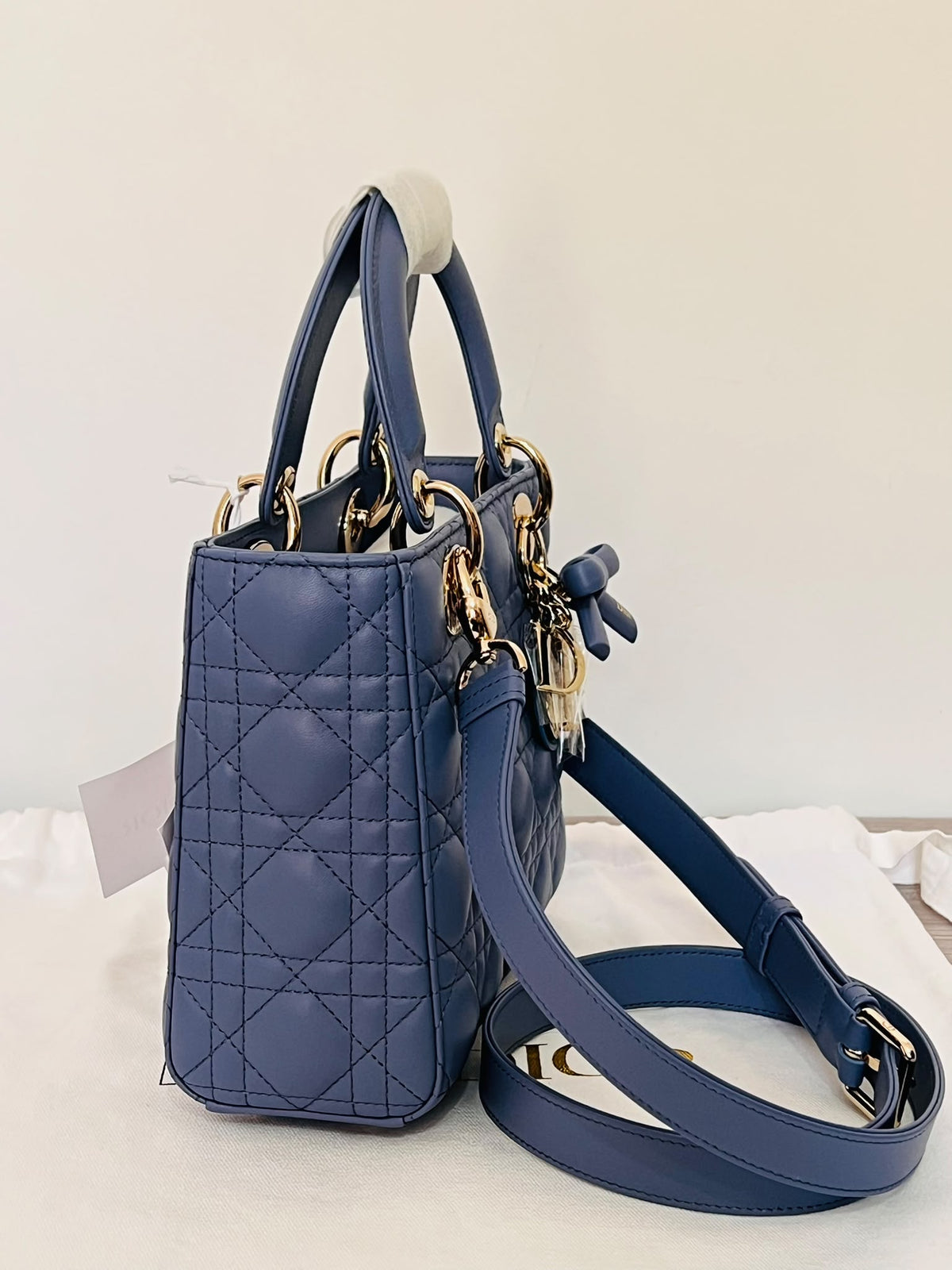 Dior Lady Dior Small Blue