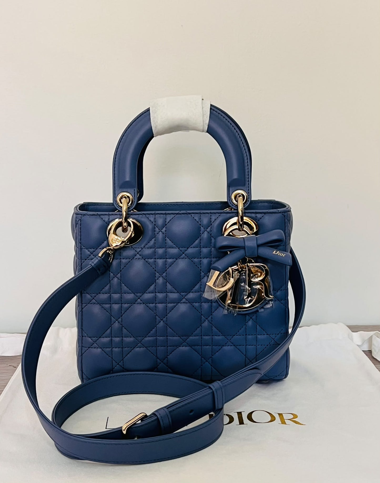 Dior Lady Dior Small Blue