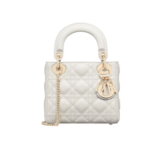 Dior Mini Lady Dior Bag White