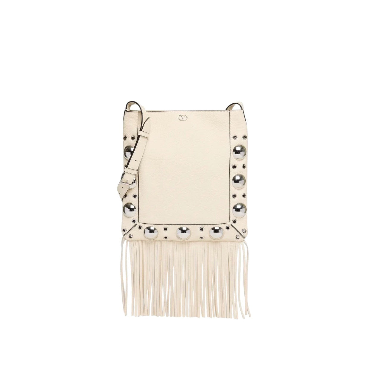 Valentino borsa avorio con frange