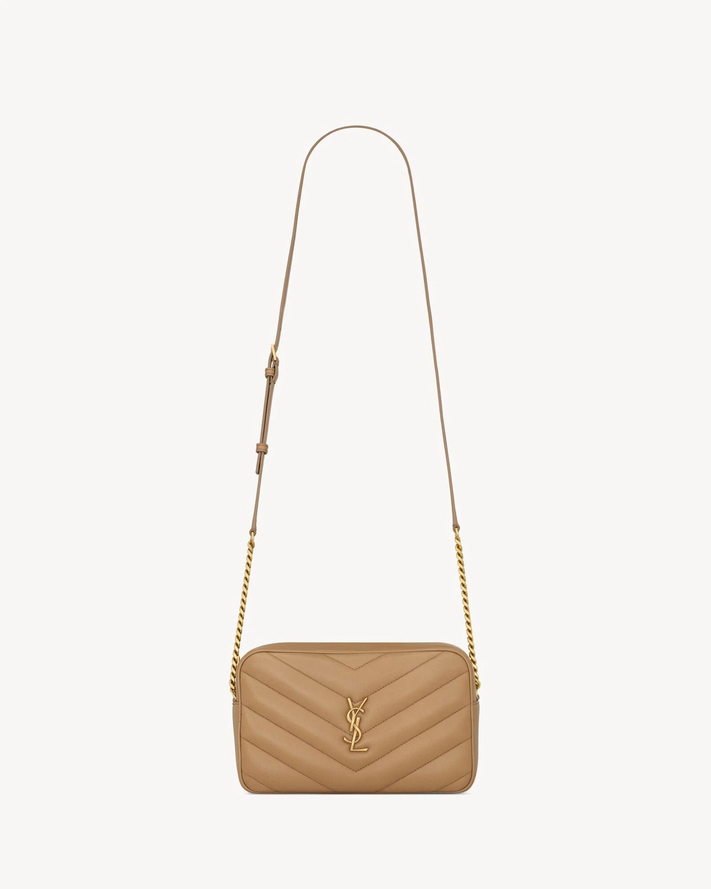 YSL Camera Bag Lou Lou beige