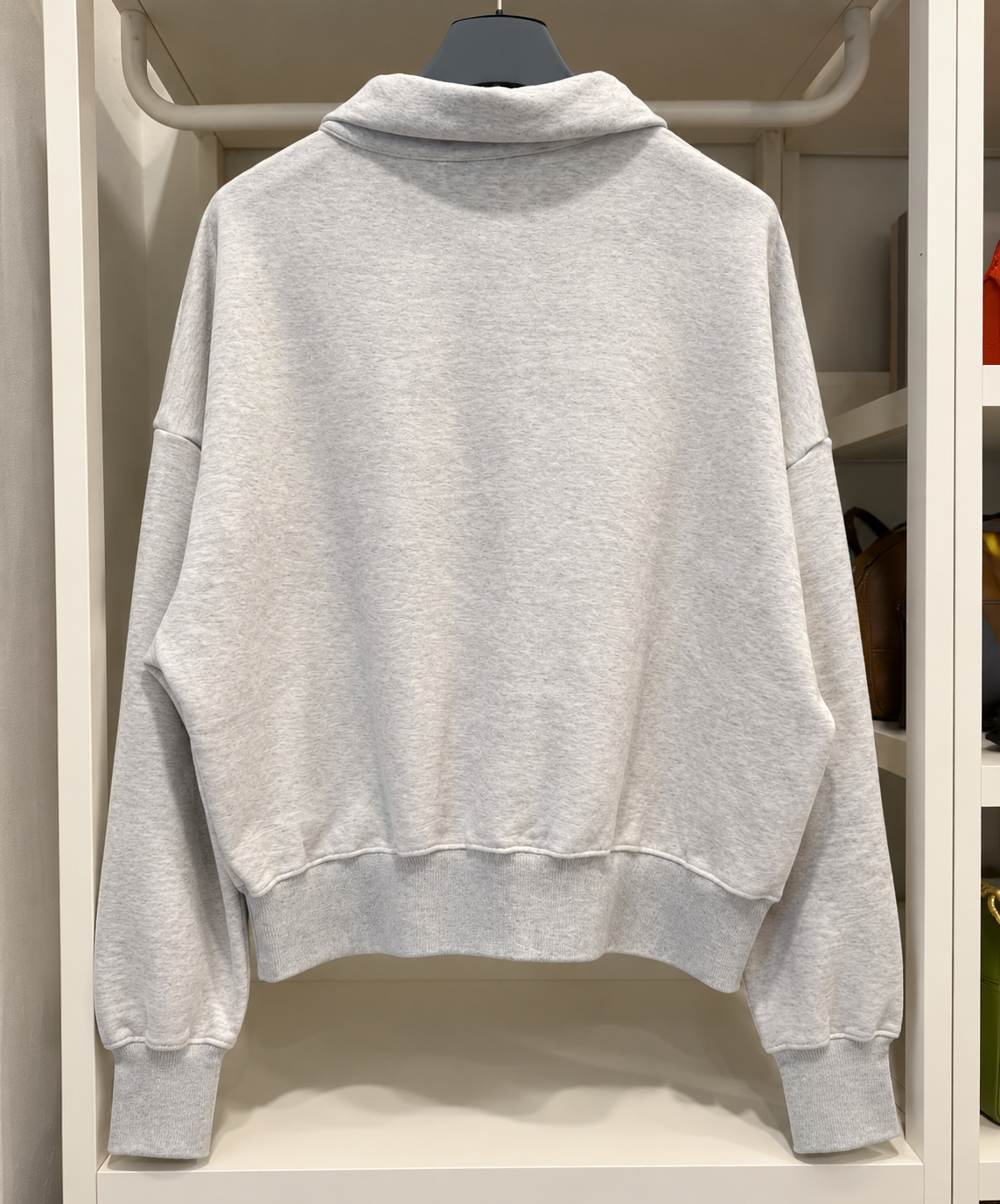Prada felpa in cotone beige chiaro