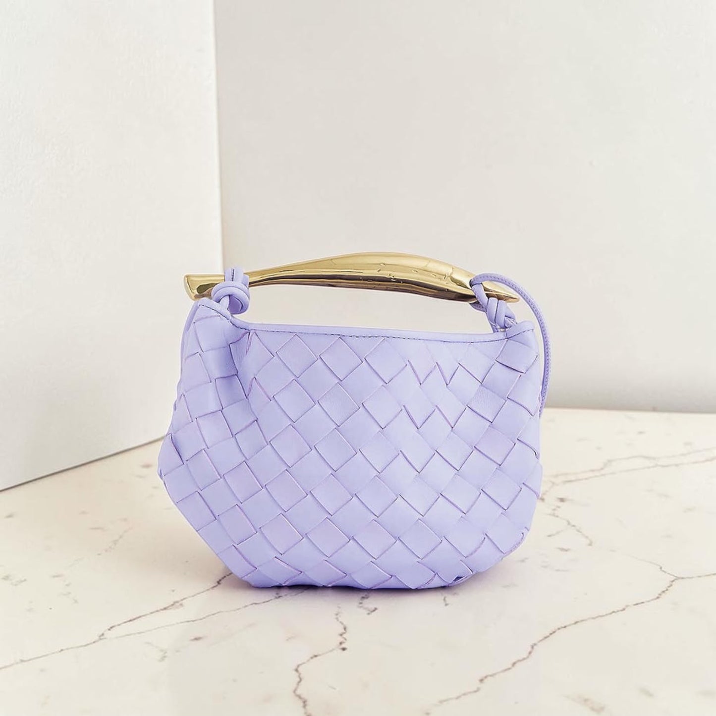 Bottega Veneta Baby Sardine Intrecciato Viola