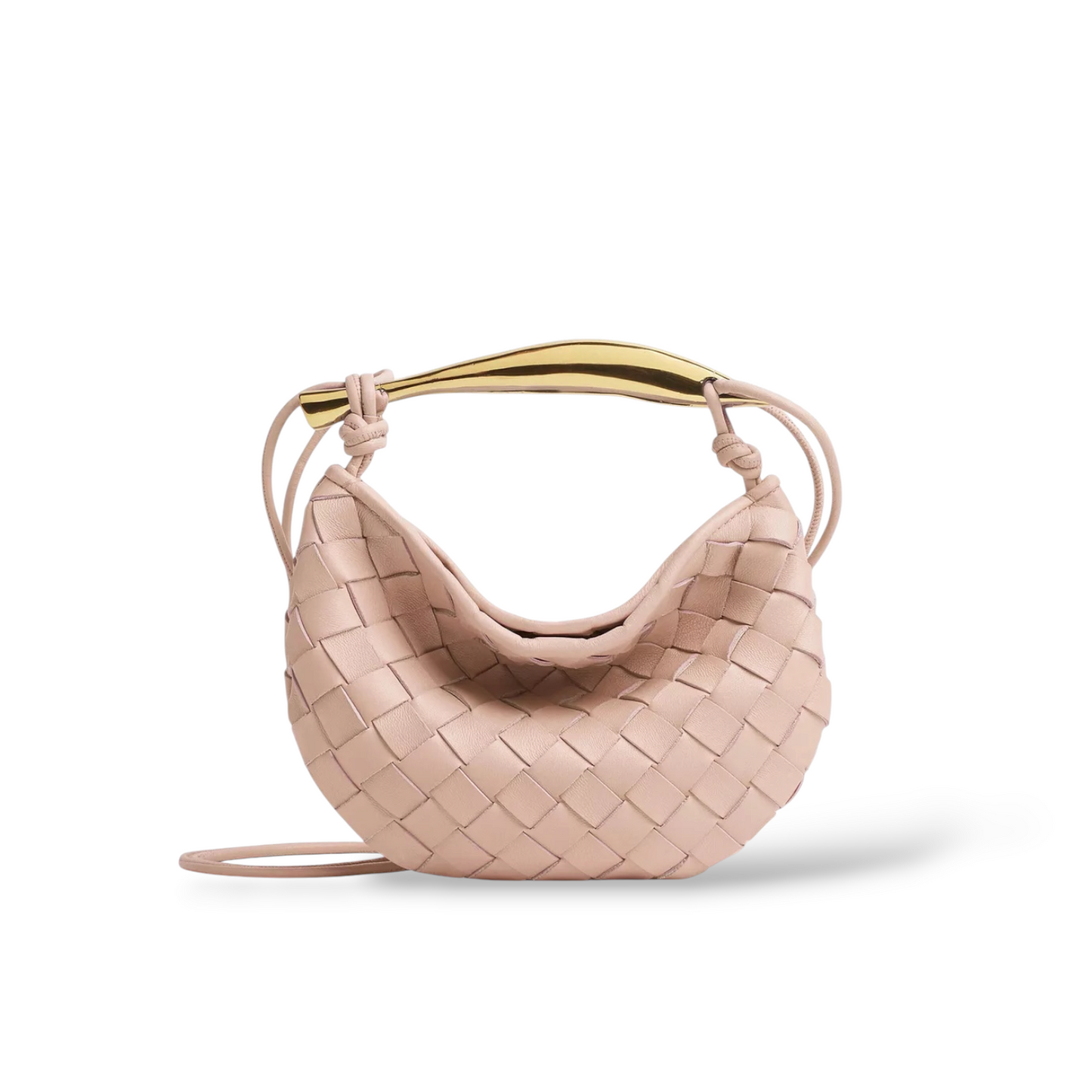 Bottega Veneta Baby Sardine Intrecciato Rosa Cipria