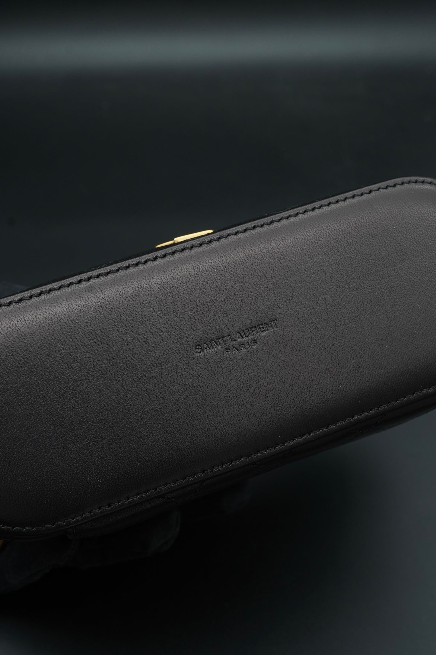 Saint Laurent Vanity in Pelle Nera Medium