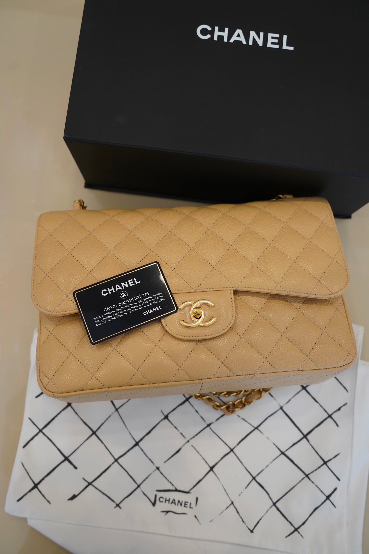 Chanel Timeless Classic 30 Beige