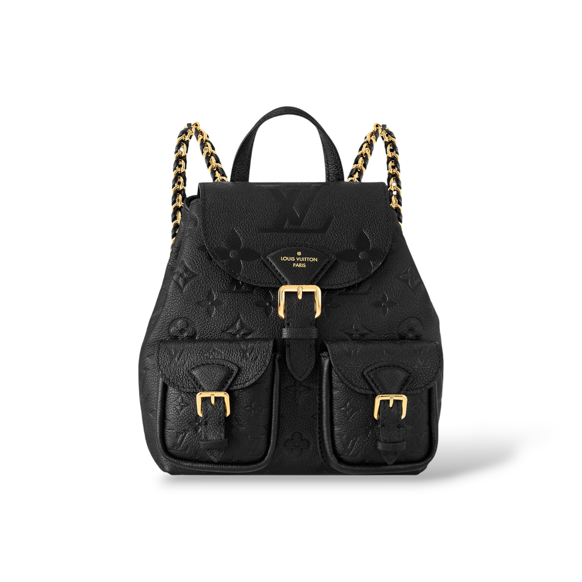 Louis Vuitton Zaino in pelle monogram nero