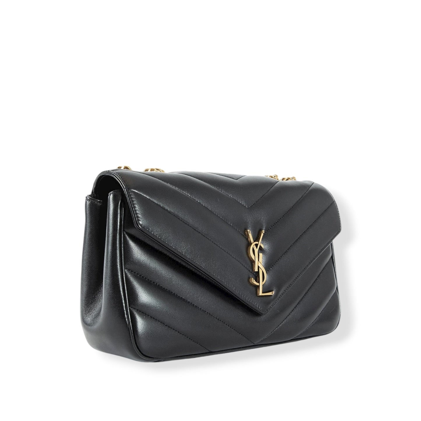 Saint Laurent LouLou Medium con finiture in oro
