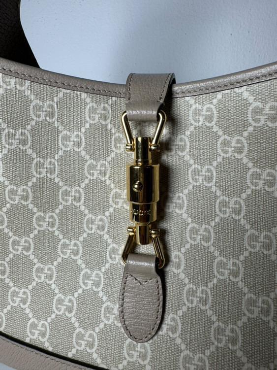 Gucci Jackie 1961 Borsa in Pelle Beige