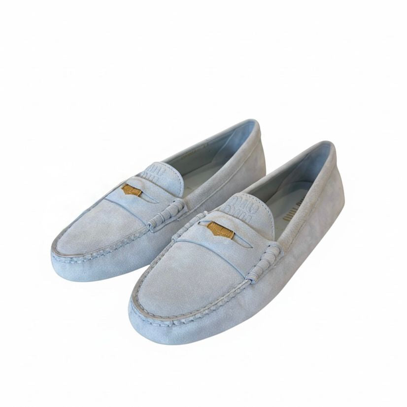 Miu Miu mocassini light blue