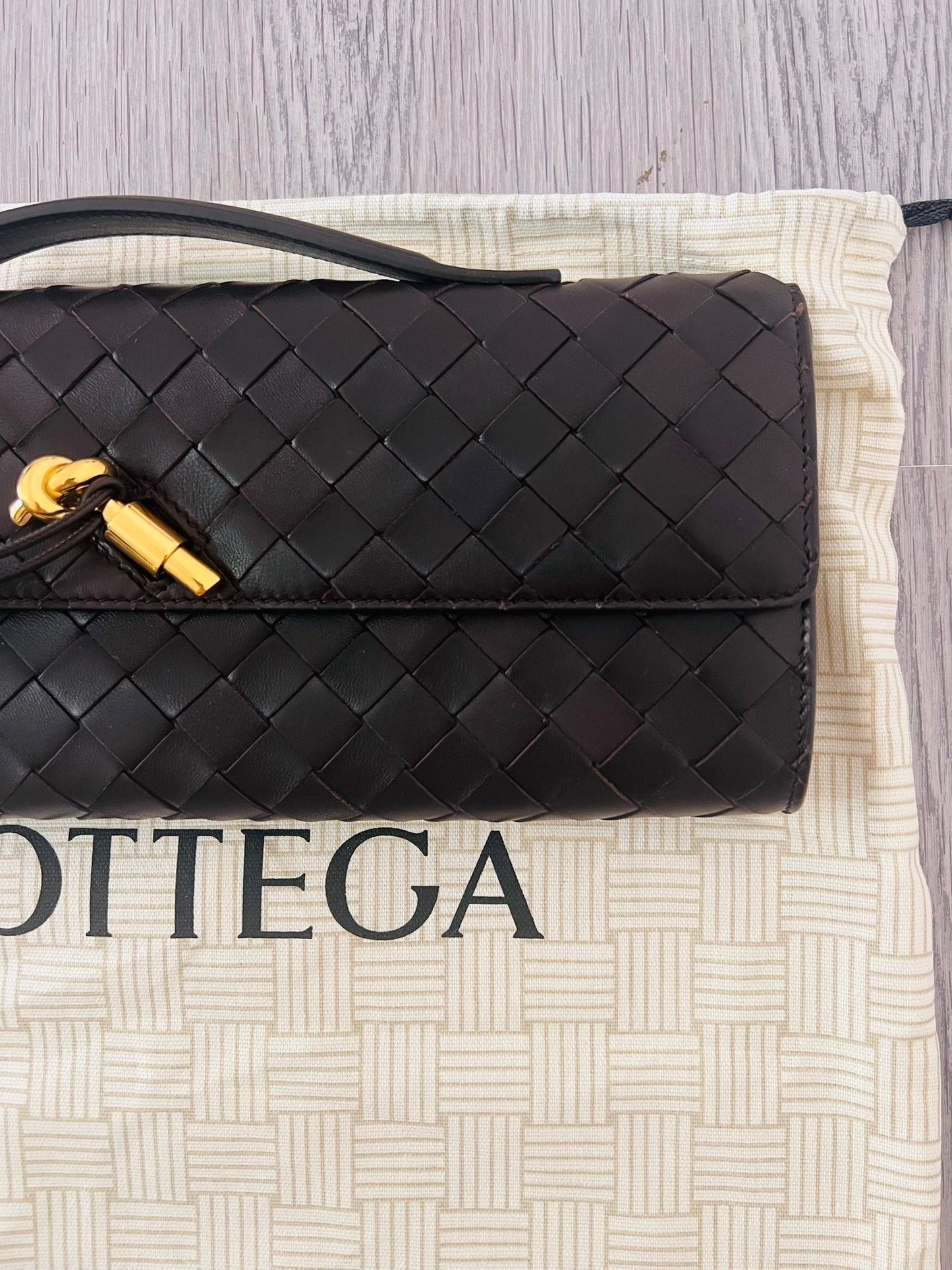 Bottega Veneta Andiamo clutch Fondant