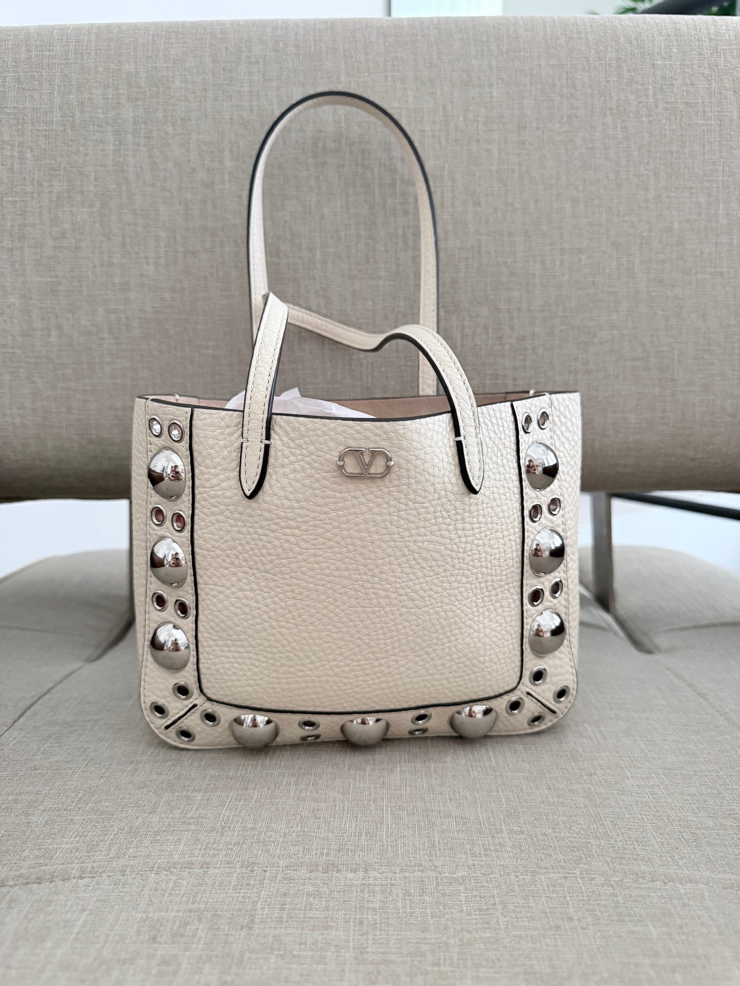 Valentino tote bag avorio