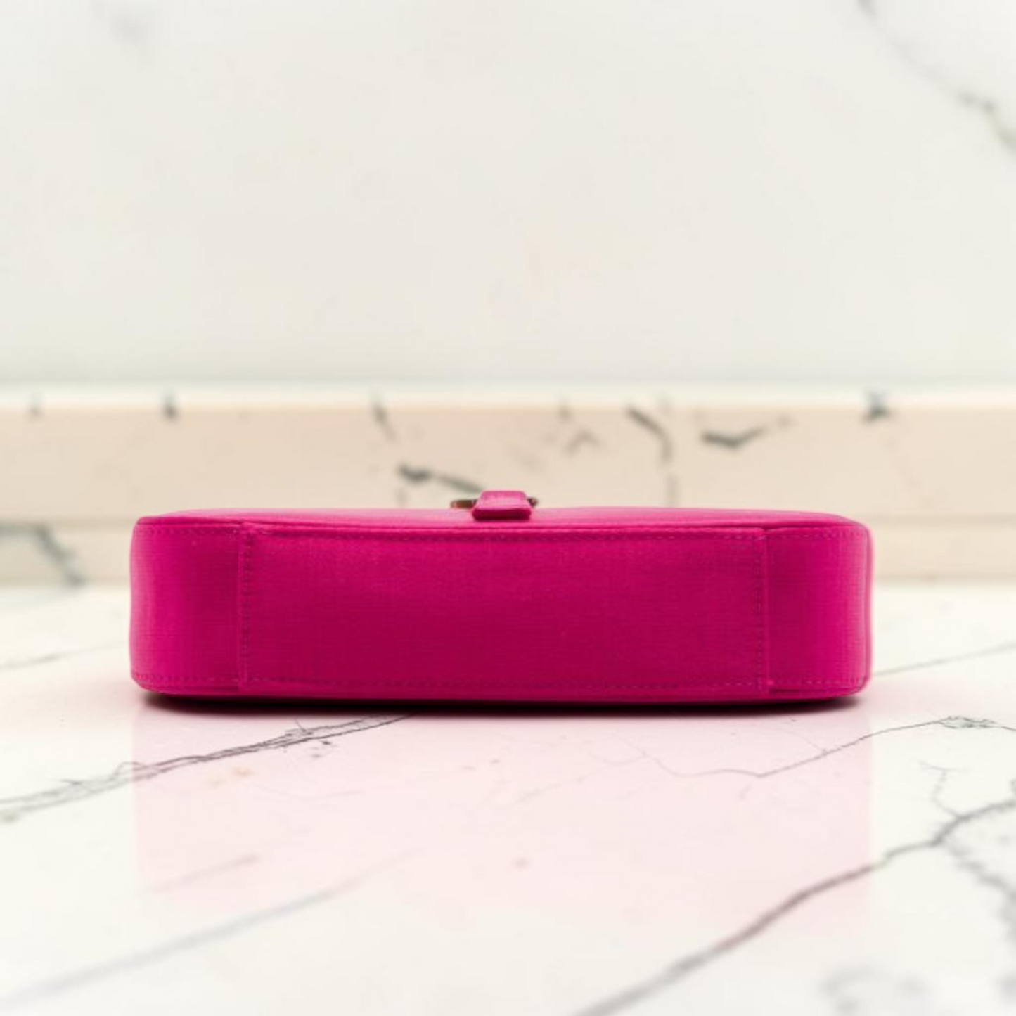 Saint Laurent Borsa Le 5 à 7 in Raso di seta rosa