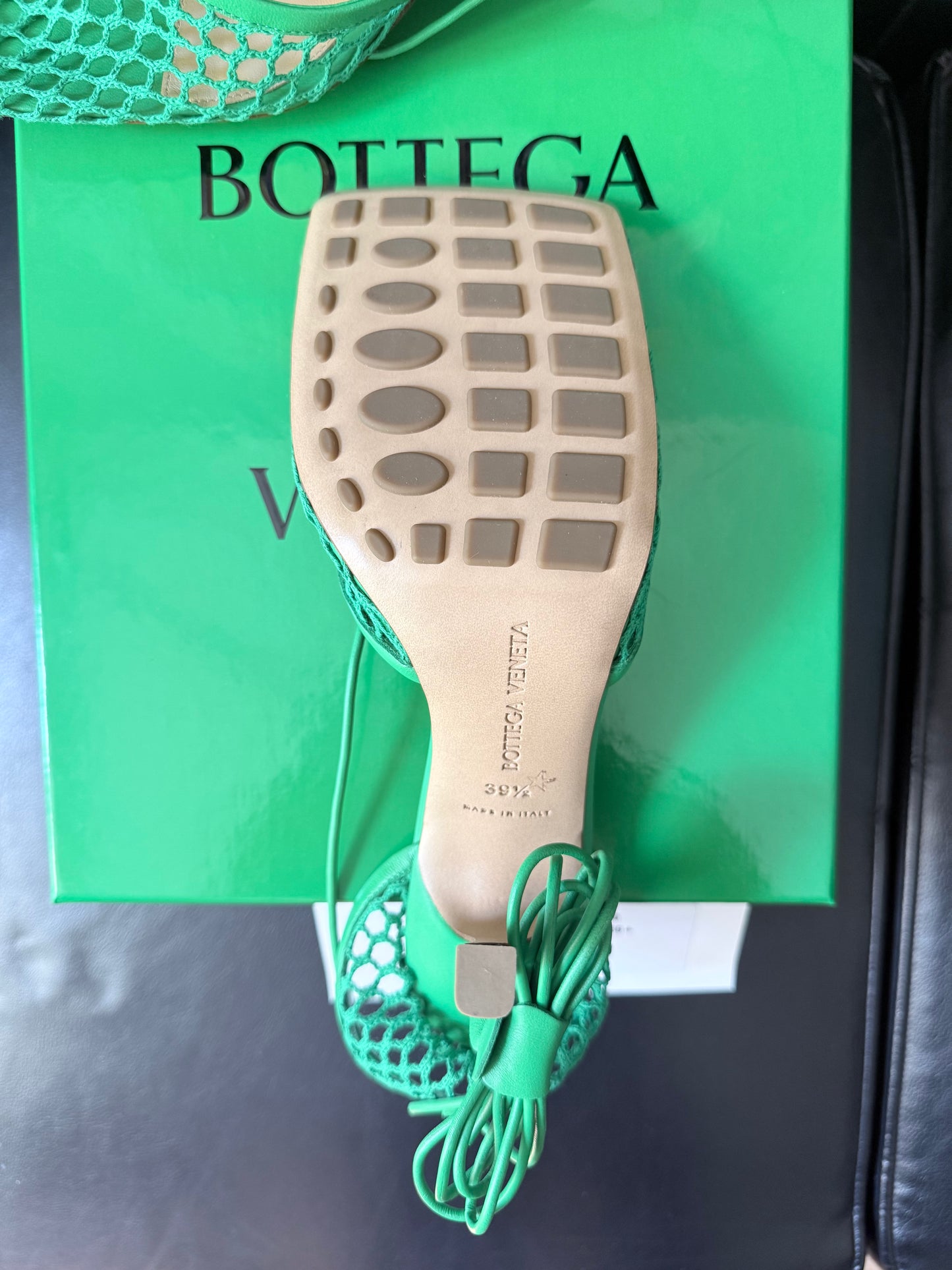Bottega Veneta Décolleté Mesh Lace-Up