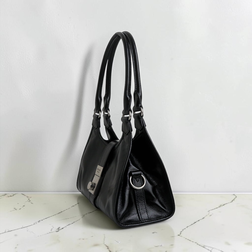 Prada Leather Tote Bag - Nero