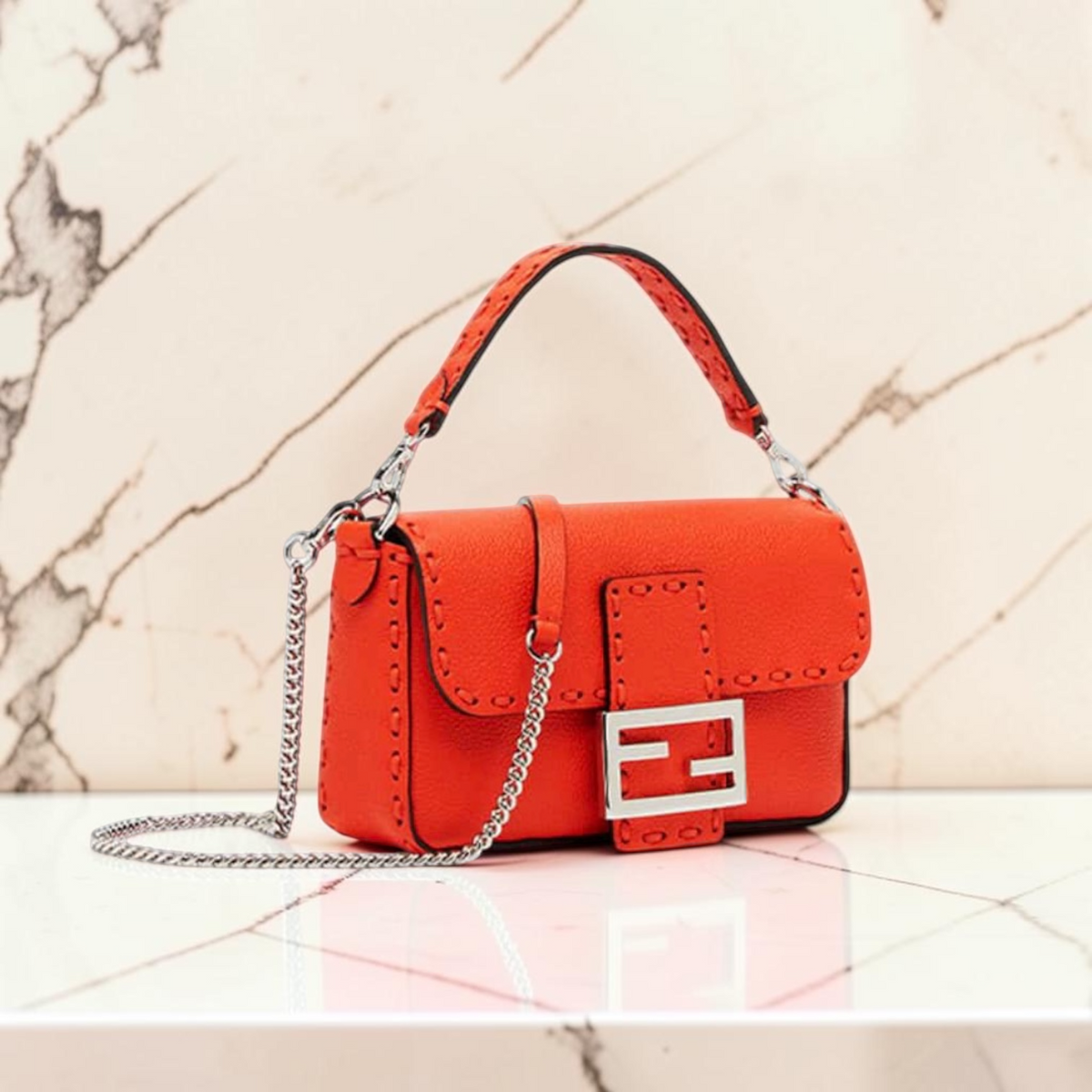 Fendi baguette - Arancio