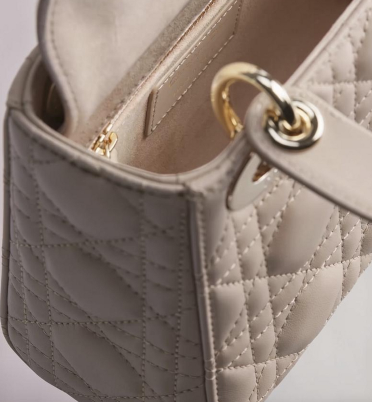 Dior Lady Dior Small Beige