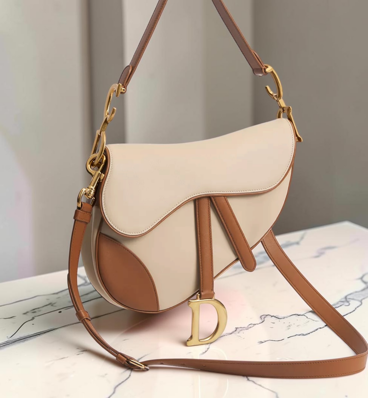 Dior Saddle Beige e Marrone