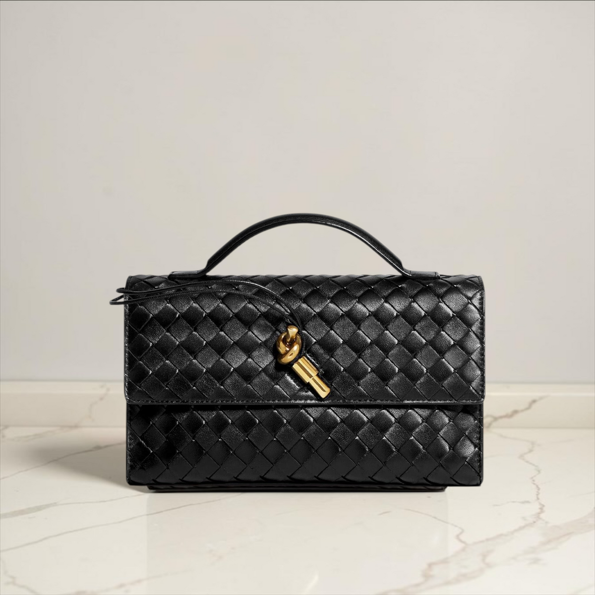 Bottega Veneta Andiamo Clutch 25 - Nero